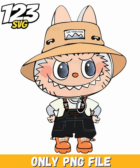 cowboy labubu png, cartoon labubu png, labubu png - 123SVG Store