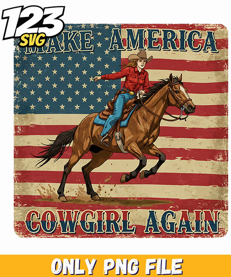 cowgirl again america png, melanin cowgirl swag png graphic, melanin cowgirl swag png graphic - 123SVG Store