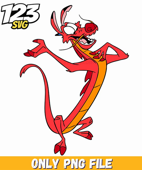cricket mulan, disney mulan, mulan characters - 123SVG Store