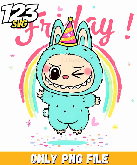 cute friday labubu png, cute la bubu character png file, labubu png cute bunny character designs - 123SVG Store