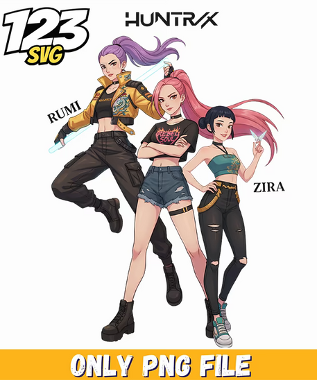 cute kpop png, kpop band design png, korean cartoons png - 123SVG Store
