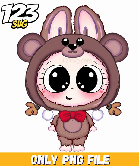 cute monkey labubu, labubu cute plush, labubu cute monkey toy - 123SVG Store
