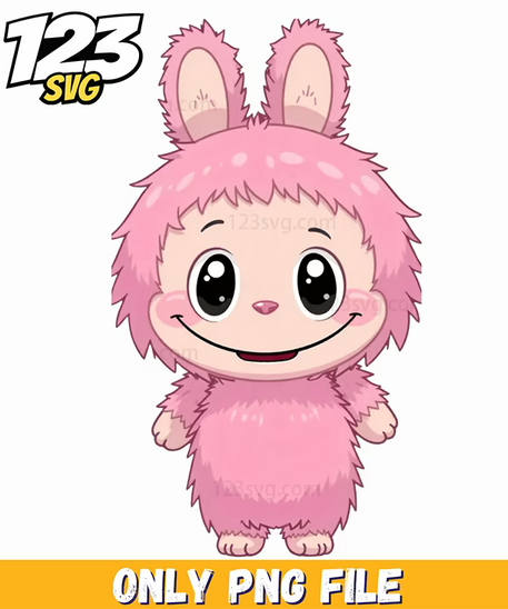 cute pink bunny doll png, pink bunny doll png, bunny doll png free - 123SVG Store