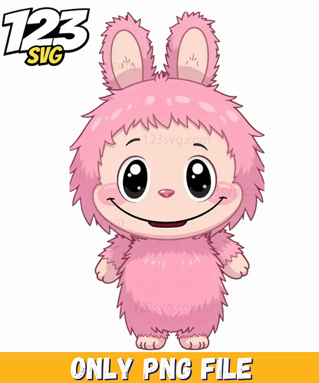 cute pink bunny doll png, pink bunny doll png, bunny doll png free - 123SVG Store