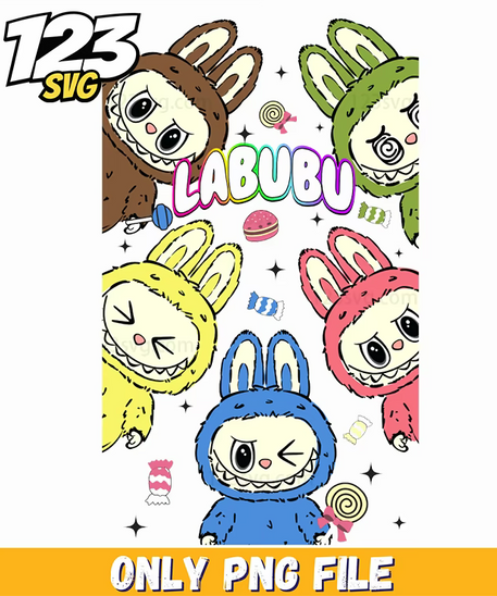 cute spooky labubu png, labubu png free, labubu spooky png - 123SVG Store