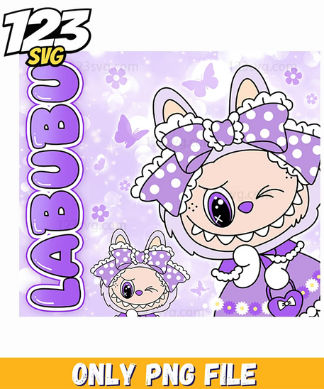 cute toast labubu png, cute labubu png, labubu cartoon png - 123SVG Store
