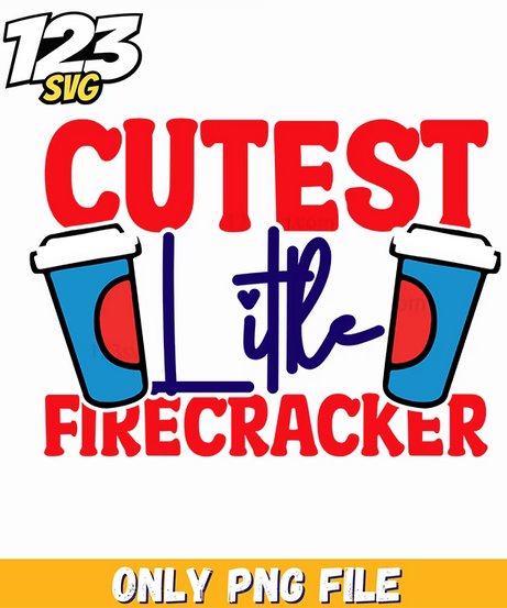 cutest little firecracker drinks png, little firecracker drink, firecracker drink png - 123SVG Store