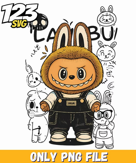 dark halloween labubu png, labubu png halloween, halloween labubu png clip - 123SVG Store