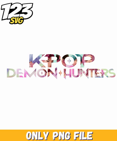 demon hunter band logo, kpop demon hunter png, kpop warrior girls png - 123SVG Store