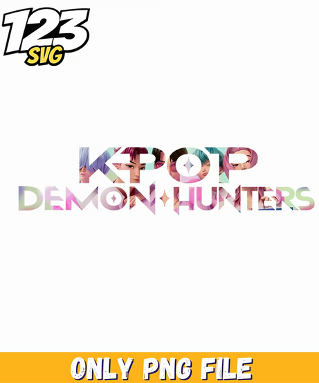 demon hunter band logo, kpop demon hunter png, kpop warrior girls png - 123SVG Store