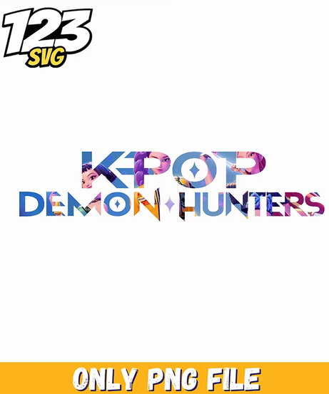 demon hunter logo, kpop demon hunters, demon hunter kpop - 123SVG Store