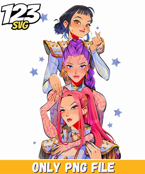 demon idol png, kpop cartoon png, kpop cartoon png - 123SVG Store