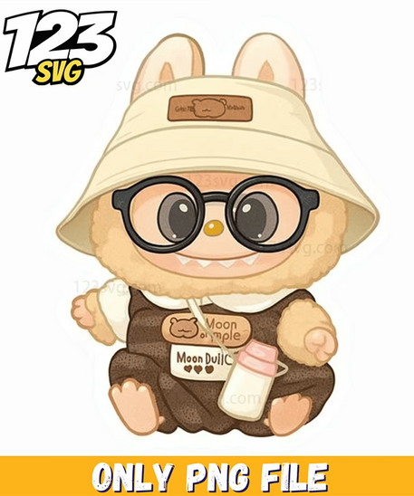 detective labubu png, detective labubu, labubu detective - 123SVG Store