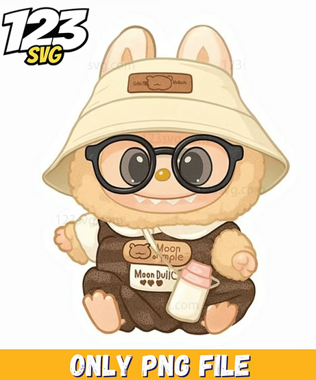 detective labubu png, detective labubu, labubu detective - 123SVG Store