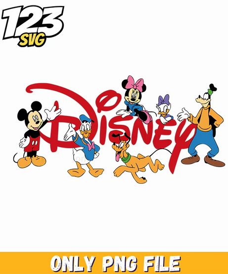 disney characters png, disney cartoons png, disney characters png - 123SVG Store