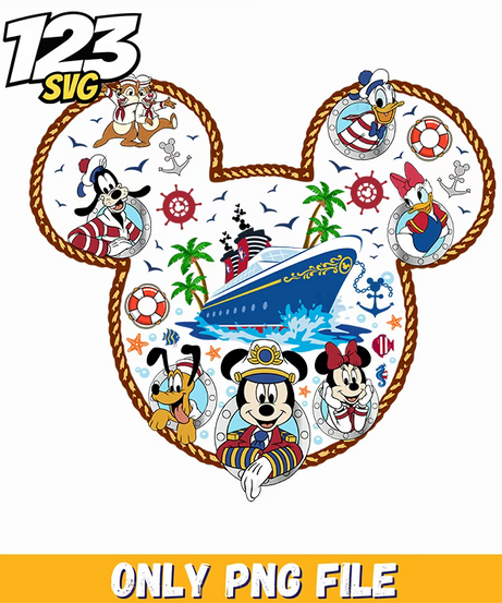 disney cruise group png, disney cruise line, disney cruise line vacation - 123SVG Store