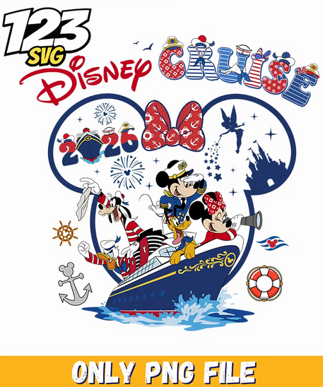 disney cruise line 2026 png, disney magic cruise ship, disney cruise ship itinerary - 123SVG Store