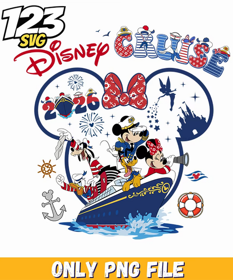 disney cruise line 2026 png, disney magic cruise ship, disney cruise ship itinerary - 123SVG Store