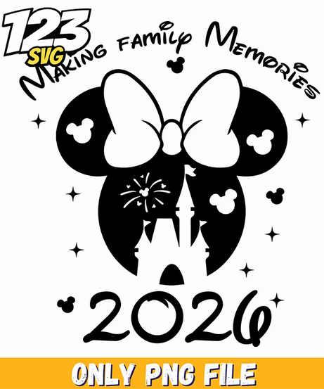 disney family trip bundle png, walt disney world family vacation, disney family trip ideas - 123SVG Store