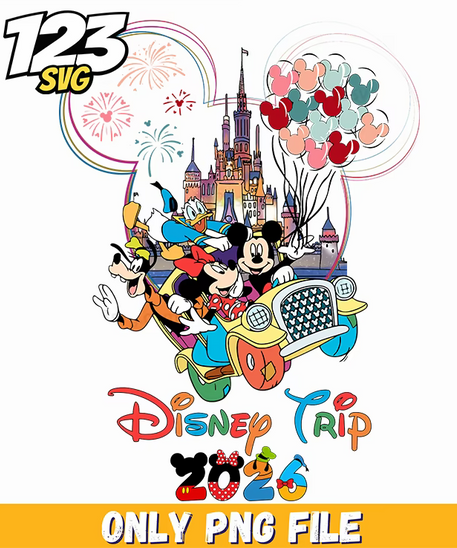 disney family vacation 2026 shirt png, disney family vacation shirt, disney vacation shirts - 123SVG Store