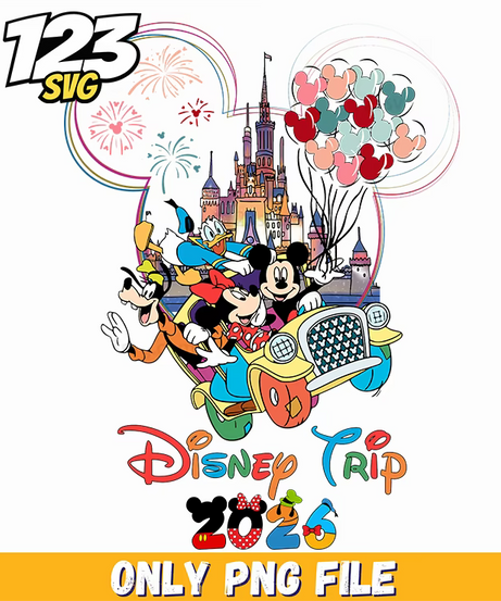 disney family vacation 2026 shirt png, disney family vacation shirt, disney vacation shirts - 123SVG Store