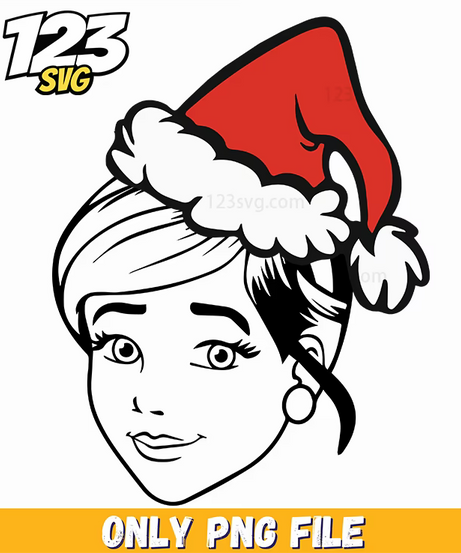 disney princess merry christmas png, disney princess christmas, merry christmas disney princess - 123SVG Store
