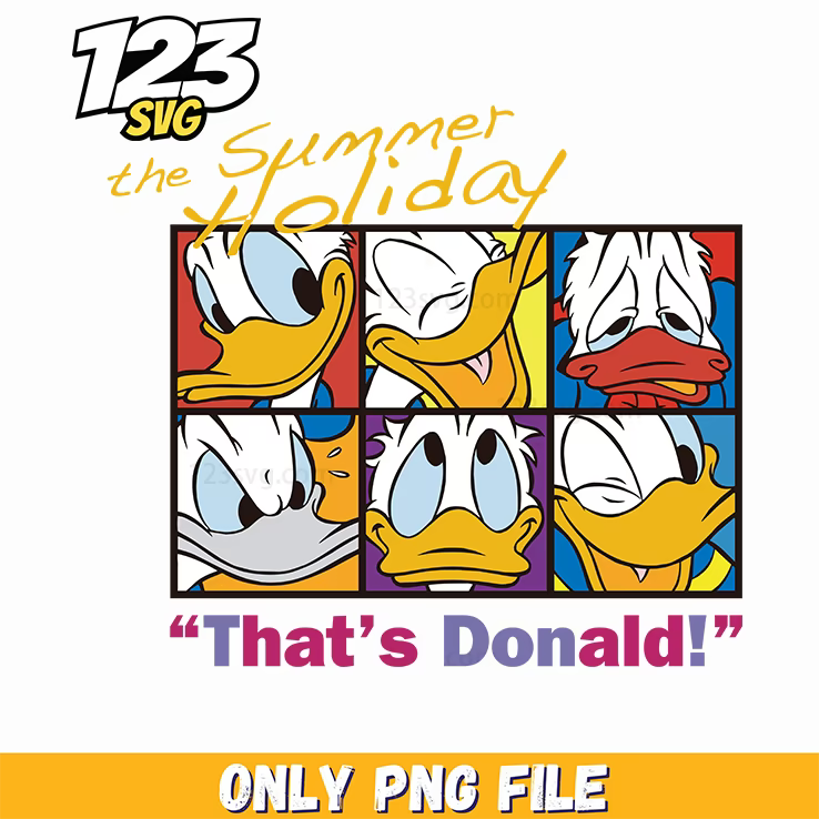 donald duck summer png, bt21 characters png, disney cartoon png - 123SVG Store