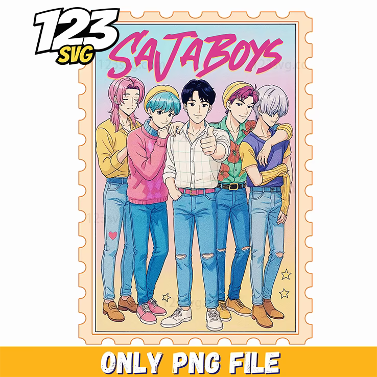 fan girl design png, kpop cartoon png, love fighter aesthetic png - 123SVG Store