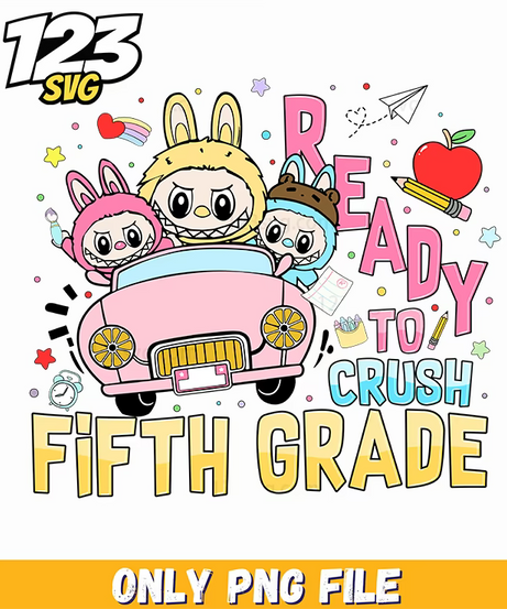 fifth grade labubu png, labubu characters png, labubu fifth grade - 123SVG Store