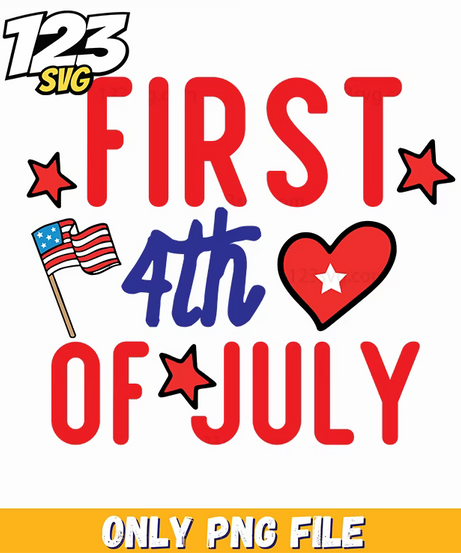 first 4th of july flags heart stars png, red white blue 4th of july flags, 4th of july flags and stars - 123SVG Store