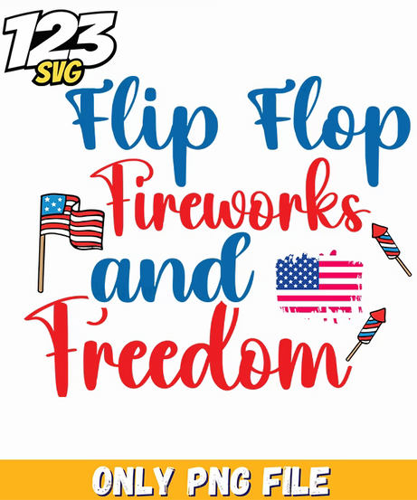 flip flop fireworks and freedom flag us map rocket png, us map with fireworks and flag, fireworks and freedom flag us map rocket - 123SVG Store