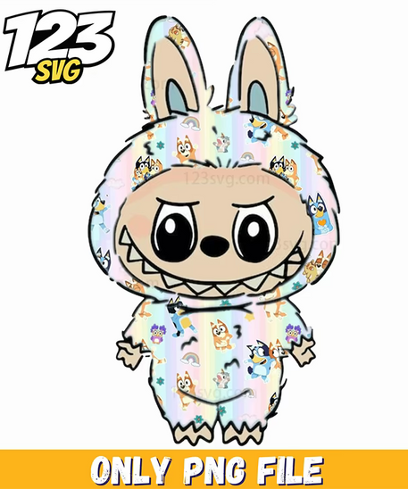floral labubu png, free labubu png, labubu png clipart - 123SVG Store