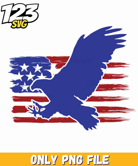flying eagle patriotic flag background png, america flag png, charlie kirk book png - 123SVG Store