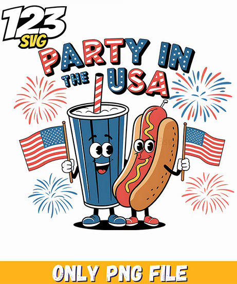 fourth of july foodie png, 4th of july hot dog real bad png, independence day png - 123SVG Store