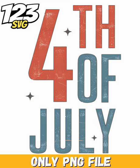 fourth of july png, 4th of july vibe png, patriotic ... - 123SVG Store