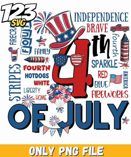 fourth of july subway art typography png, 4th of july png, 4th of july png - 123SVG Store
