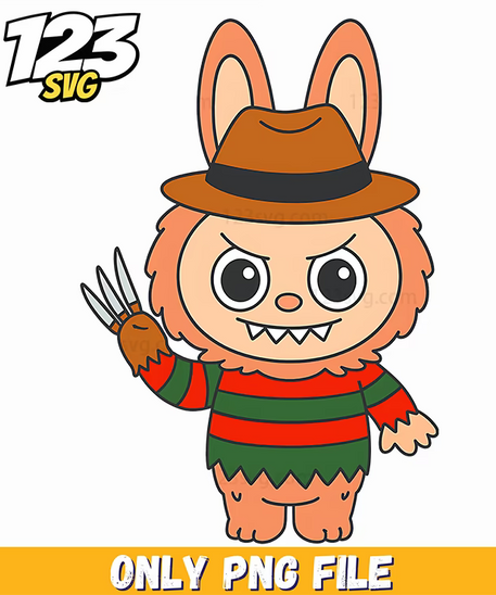 freddy halloween monster png, freddy krueger halloween, freddy krueger png - 123SVG Store