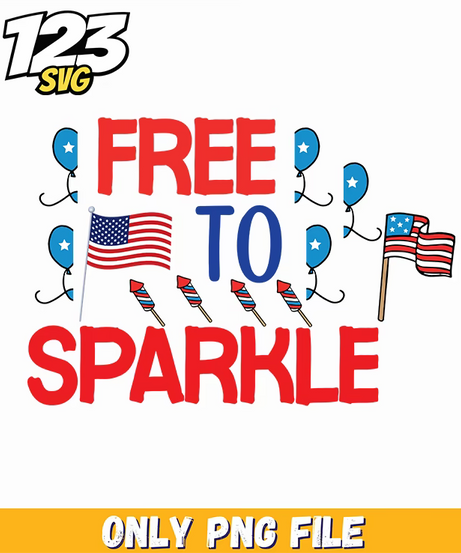 free to sparkle flag balloons stars png, patriotic flag balloon decoration, free glitter balloon decoration - 123SVG Store