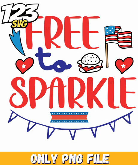free to sparkle hamburger flag hearts bunting png, hamburger flag png free, free hamburger flag bunting png - 123SVG Store