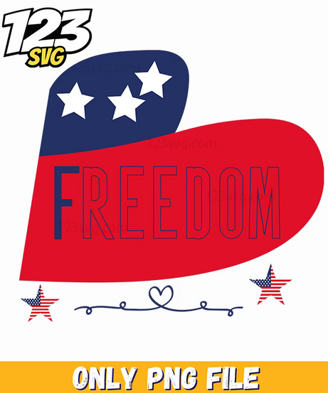 freedom heart png, love heart freedom clipart, heart freedom symbol - 123SVG Store