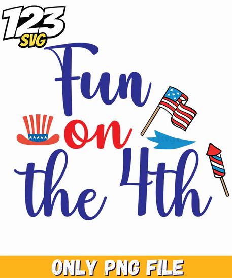 fun on the 4th uncle sam hat flags rocket png, uncle sam hat flags, american uncle sam hat flags - 123SVG Store