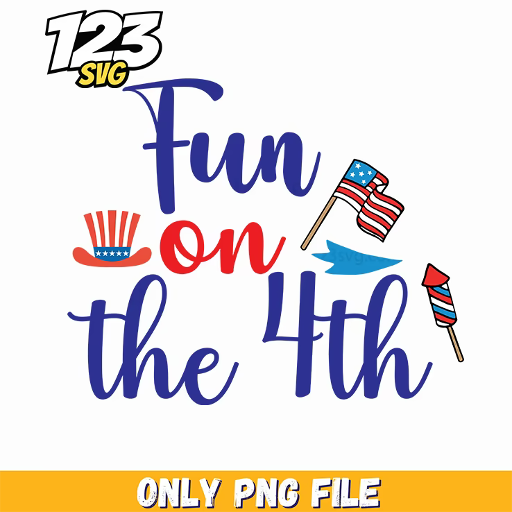 fun on the 4th uncle sam hat flags rocket png, uncle sam hat flags, american uncle sam hat flags - 123SVG Store