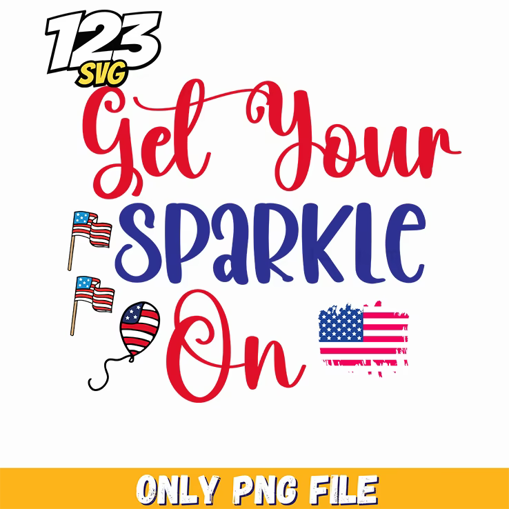 get your sparkle on flags balloons us map png, us map party decorations, party flags and decorations - 123SVG Store