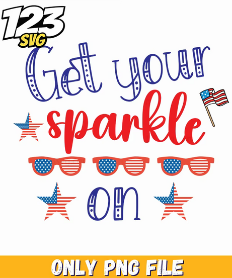 get your sparkle on star flag sunglasses stars png, star flag sunglasses, flag sunglasses with stars - 123SVG Store