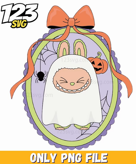 ghost halloween frame png, halloween frame png, png halloween frame - 123SVG Store