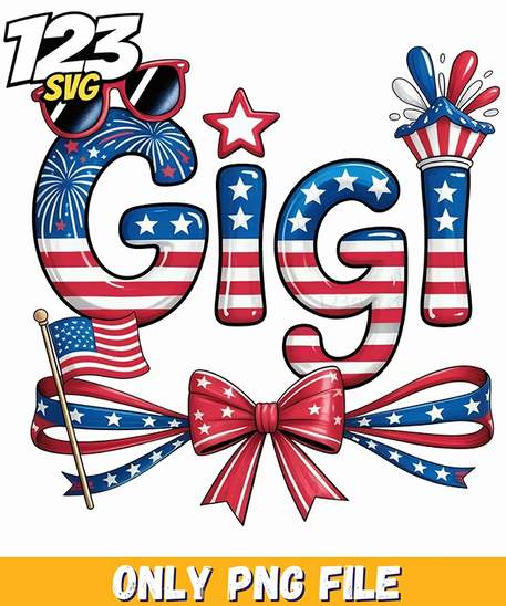 gigi patriotic bow ribbon star sunglasses png, cute minnie mouse png file with heart sunglasses design, patriotic bow ribbon star sunglasses - 123SVG Store
