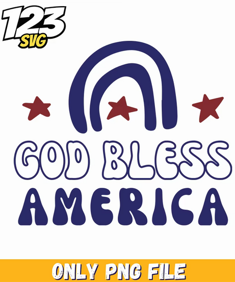 god bless america retro arch png, god bless america retro, america retro games - 123SVG Store