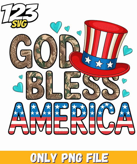 god bless america uncle sam hat png, uncle sam, uncle sam png - 123SVG Store