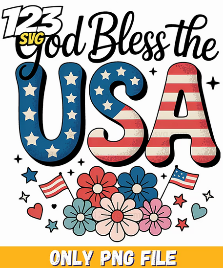 god bless the usa floral sublimation png, easter pocahontas png sublimation, easter princess png sublimation - 123SVG Store