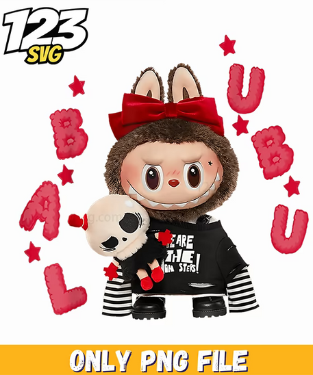 gothic labubu png, labubu gothic, gothic labubu pictures - 123SVG Store